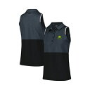 アンダーアーマー レディース カットソー トップス Women's Graphite John Deere Classic Playoff Heather Block Sleeveless Polo Graphite(4)