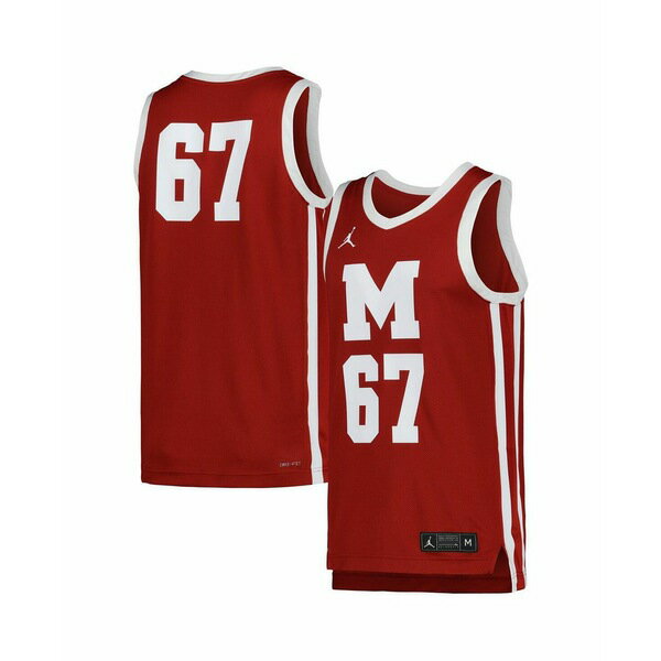 硼   ȥåץ Men's Maroon Morehouse Maroon Tigers Replica Basket...