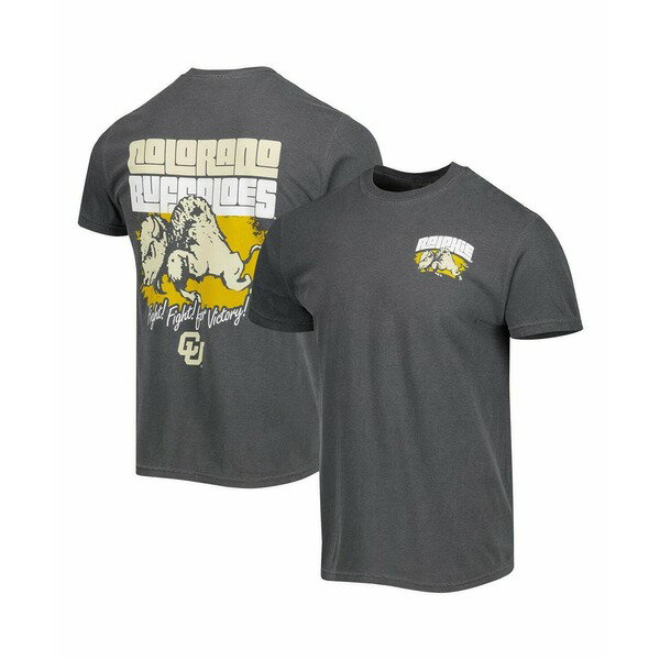 ᡼   ȥåץ Men's Charcoal Colorado Buffaloes Hyperlocal T-shi...