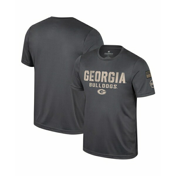    ȥåץ Men's Charcoal Georgia Bulldogs OHT Military-Inspir...