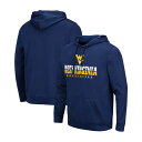 コロシアム メンズ パーカー・スウェットシャツ アウター Men's Navy West Virginia Mountaineers Lantern Pullo...