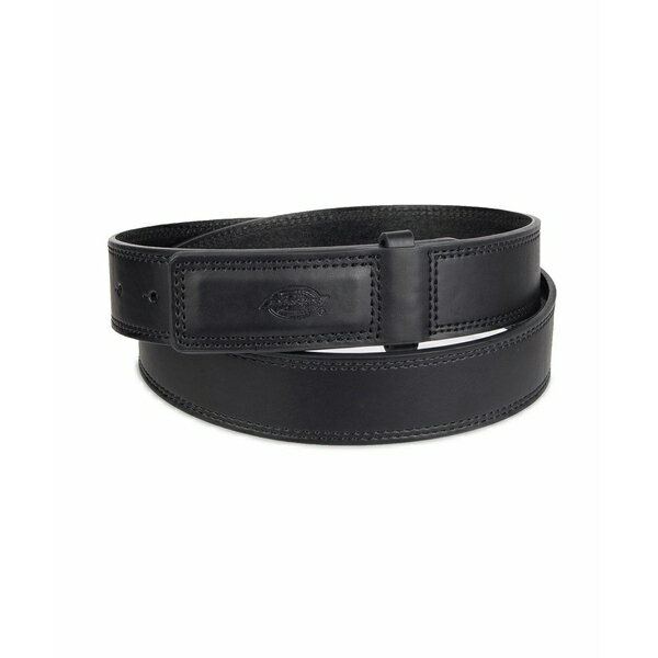 ディッキーズ メンズ ベルト アクセサリー Men's No Scratch Leather Covered Mechanic Belt Black