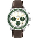 モバド メンズ 腕時計 アクセサリー Men's Super Sub Sea Alta Swiss Automatic-Chronograph Chocolate Leather Watch, 43mm Brown(2)