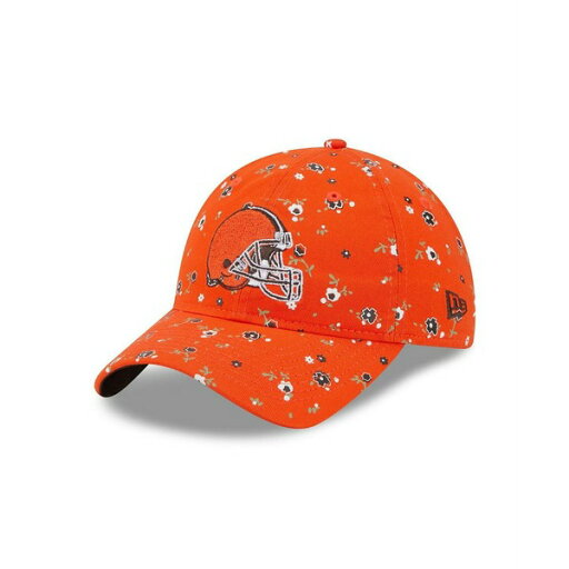 ニューエラ レディース 帽子 アクセサリー Women's Orange Cleveland Browns Floral 9TWENTY Adjustable Hat Orange ニューエラ レディース 帽子 アクセサリー Women's Orange Cleveland Browns Floral 9TWENTY Adjustable Hat Orange
