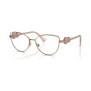 ヴェルサーチ レディース サングラス&アイウェア アクセサリー Women's Eyeglasses, VE1284 Rose Gold
