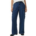 コットンオン レディース デニムパンツ ボトムス Women's Relaxed Cargo Jean Nordic blue