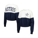 47ブランド レディース パーカー・スウェットシャツ アウター Women's White, Navy Houston Astros Take Two Boni...