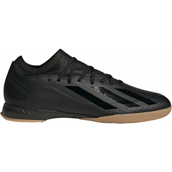 AfB_X Y TbJ[ X|[c adidas X Crazyfast.3 Indoor Soccer Shoes Black/Black