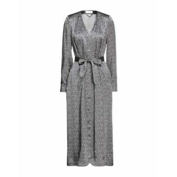 【送料無料】 コレクターズ クラブ レディース ワンピース トップス Midi dresses Grey