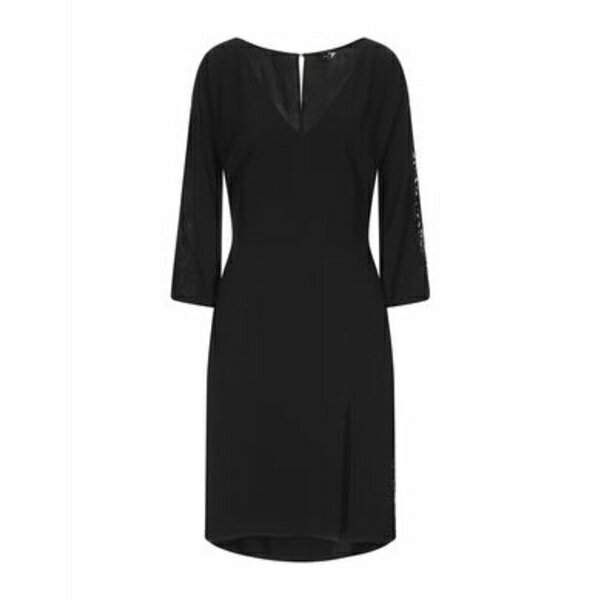 【送料無料】 エリザベスフランキ レディース ワンピース トップス Mini dresses Black