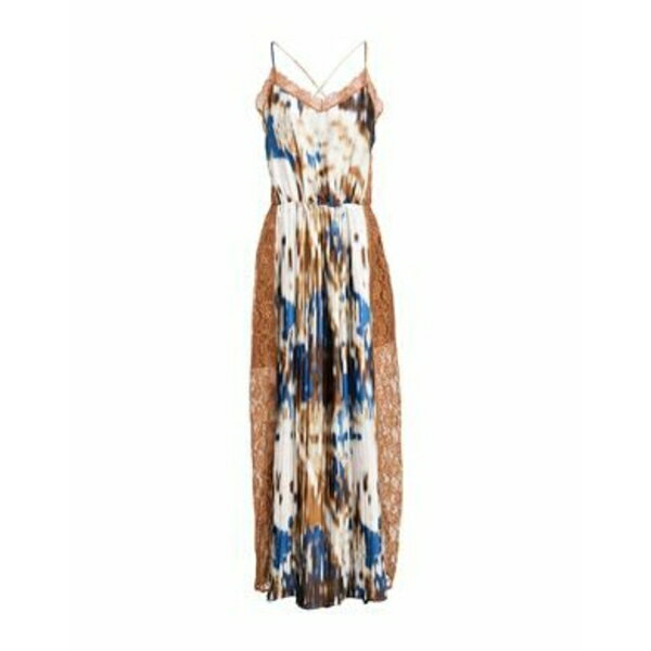 【送料無料】 マニラグレース レディース ワンピース トップス Maxi dresses Brown
