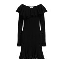 【送料無料】 ブルマリン レディース ワンピース トップス Mini dresses Black