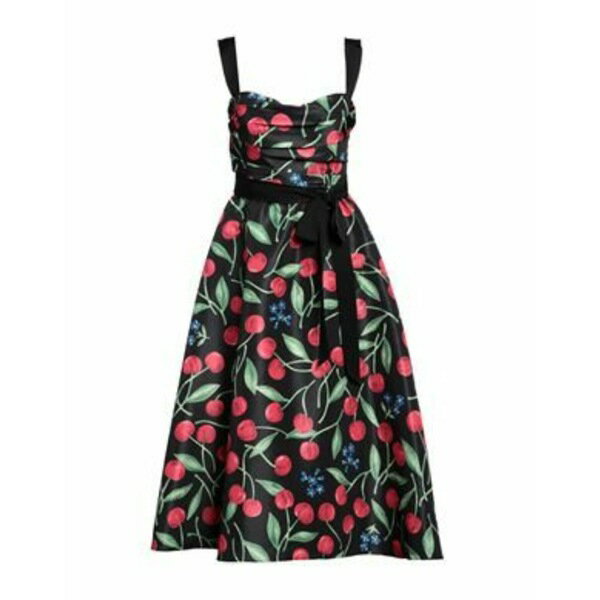 【送料無料】 キャロライナヘレラ レディース ワンピース トップス Midi dresses Black