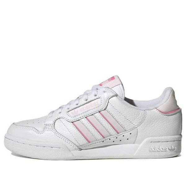 adidas ǥ ǥ ˡ (WMNS) adidas Continental 80 Stripes 'White Pink' GX4433  US_W_4.5