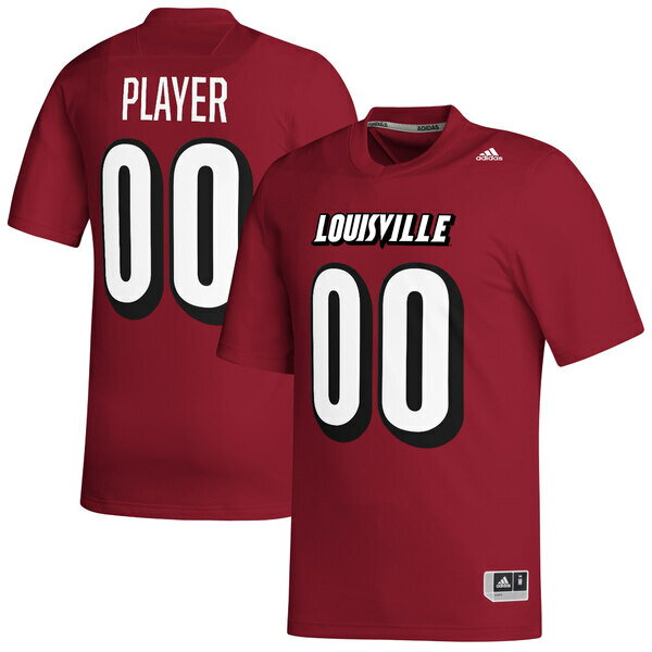 ǥ  ˥ե ȥåץ Louisville Cardinals adidas PickAPlayer NIL Replica Football Jersey Red