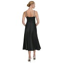 _i L j[[N fB[X s[X gbvX Women's Cowlneck Midi Dress Black