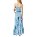 ジェシカシンプソン レディース ワンピース トップス Women's Devyn Strapless Smocked Jumpsuit Dusk Blue