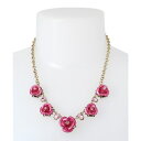 ベッツィジョンソン レディース ネックレス・チョーカー・ペンダントトップ アクセサリー Rose Bib Necklace Light Pink