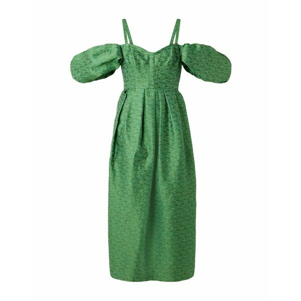 【送料無料】 ロージー・アスリーヌ レディース ワンピース トップス Midi dresses Green