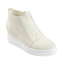 ジャーニーコレクション レディース スニーカー シューズ Women's Clara Wedge Sneakers Bone