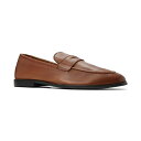 アルド メンズ スリッポン・ローファー シューズ Men's Journey Leather Dress Loafer Cognac