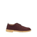 【送料無料】 クラークス メンズ ドレスシューズ シューズ Lace-up shoes Red
