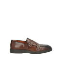 【送料無料】 サントーニ メンズ スリッポン・ローファー シューズ Loafers Brown