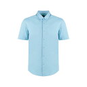 ヒューゴボス メンズ シャツ トップス Short Sleeve Cotton Shirt Light Blue