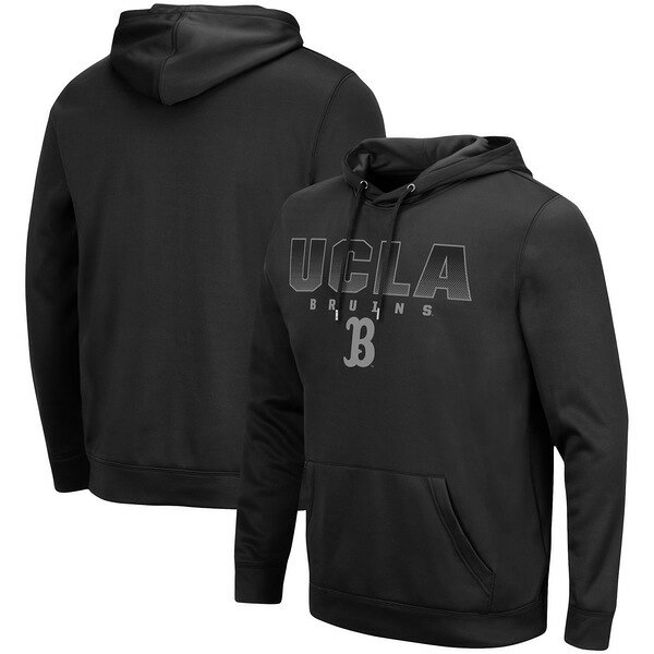 コロシアム メンズ パーカー・スウェットシャツ アウター UCLA Bruins Colosseum Blackout 3.0 Pullover Hoodie Black