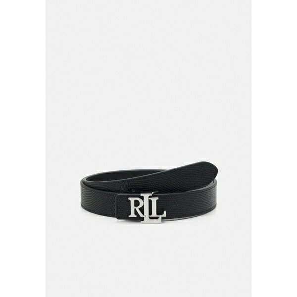 ラルフローレン ラルフローレン レディース ベルト アクセサリー BELT MEDIUM - Belt - black/black