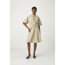 スリーワンフィリップリム レディース ワンピース トップス DRAPED SHIRT DRESS - Shirt dress - khaki