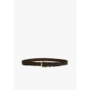 }bV hDbeB Y xg ANZT[ Braided belt - brown