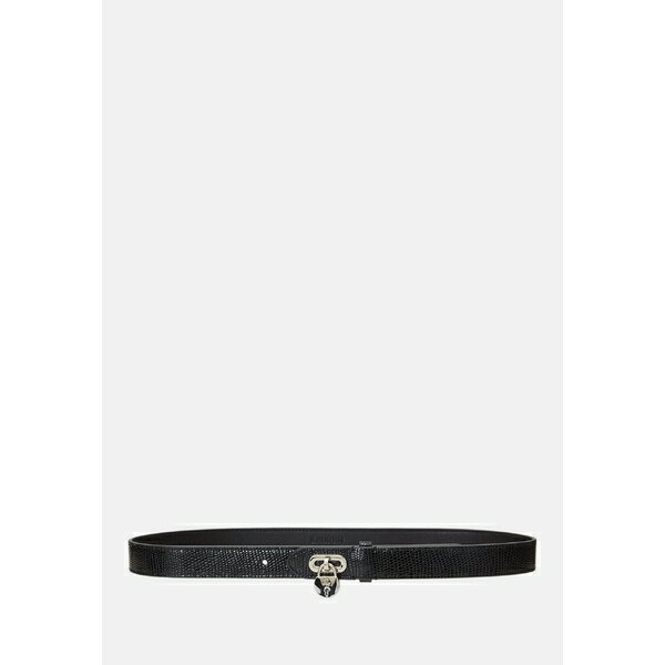 ラルフローレン ラルフローレン レディース ベルト アクセサリー PADLOCK BELT SKINNY - Belt - black