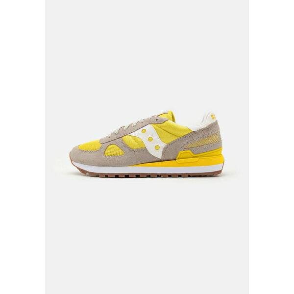 サッカニー メンズ サンダル シューズ SHADOW ORIGINAL UNISEX - Trainers - yellow/grey