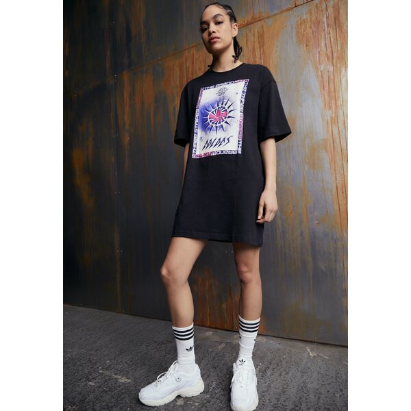 アディダスオリジナルス レディース ワンピース トップス TEE DRESS - Jersey dress - black