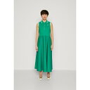 トミー ヒルフィガー レディース ワンピース トップス MIDI POLO - Maxi dress - olympic green