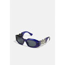 ヴェルサーチ ヴェルサーチ メンズ サングラス・アイウェア アクセサリー UNISEX - Sunglasses - transparent dark blue