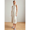 }R|[ fB[X s[X gbvX FLUENT TANK DRESS SIDE SLIT - Day dress - stone grey