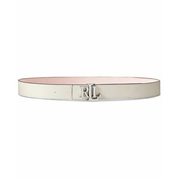 ラルフローレン ラルフローレン レディース ベルト アクセサリー Women's Logo Reversible Lizard-Embossed Belt Tea Rose/soft White