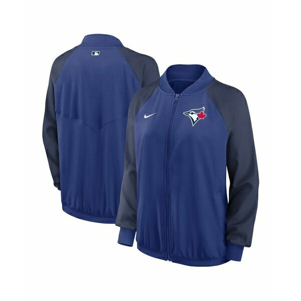 ナイキ ブルゾン レディース ナイキ レディース ジャケット＆ブルゾン アウター Women's Royal Toronto Blue Jays Authentic Collection Team Raglan Performance Full-Zip Jacket Royal