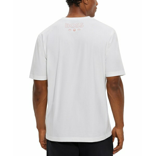 楽天astyヒューゴボス メンズ Tシャツ トップス Men's BOSS x NFL Chicago Bears T-shirt Open White