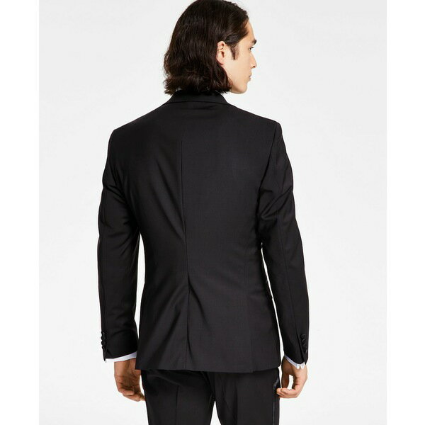 カルバン・クライン カルバンクライン メンズ ジャケット＆ブルゾン アウター Men's X-Fit Slim-Fit Infinite Stretch Black Tuxedo Jacket Black