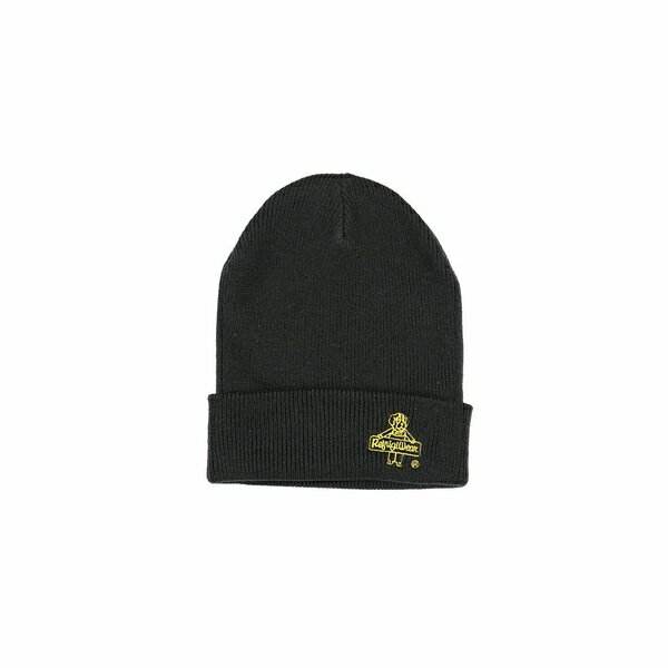 リフリッジウェア メンズ 腕時計 アクセサリー Men s Acrylic Knit Black Watch Winter Cap with Logo Black