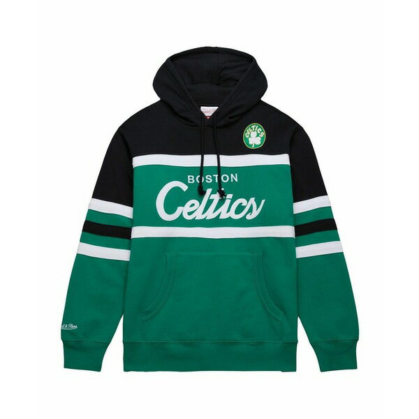 コーチ ミッチェル&ネス レディース パーカー・スウェットシャツ アウター Men's Kelly Green Boston Celtics Big and Tall Hardwood Classics Head Coach Pullover Hoodie Kelly Green