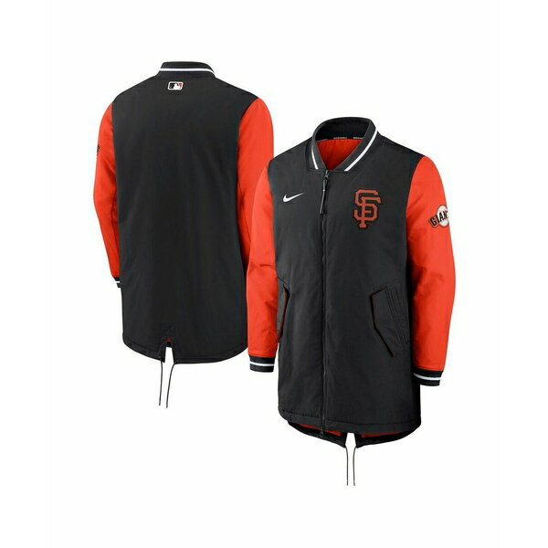 ナイキ ブルゾン レディース ナイキ レディース ジャケット＆ブルゾン アウター Men's Black San Francisco Giants Authentic Collection Dugout Performance Full-Zip Jacket Black