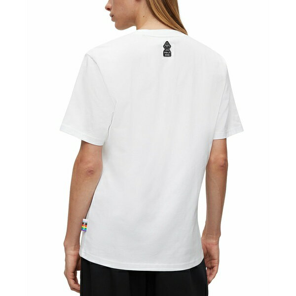 楽天astyヒューゴボス メンズ Tシャツ トップス BOSS X Keith Haring Gender-Neutral Photo T-shirt White