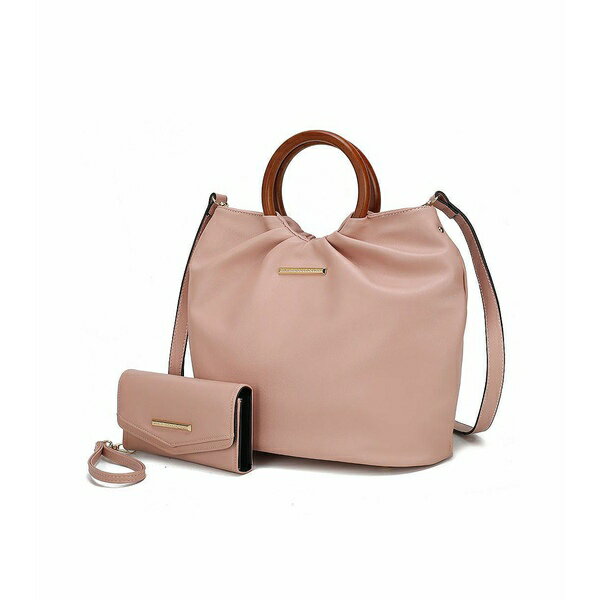 楽天astyMKFコレクション レディース 財布 アクセサリー Leilani Tote Bag with Wallet by Mia K Pink