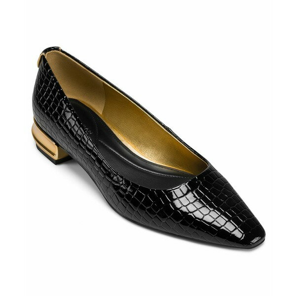 ダナ キャラン ニューヨーク レディース オックスフォード シューズ Women's Savita Snip Toe Flats Black