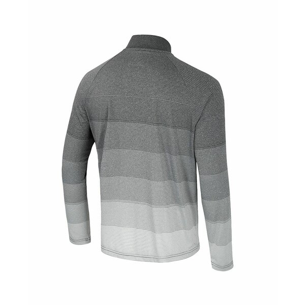 コロシアム メンズ ジャケット＆ブルゾン アウター Men's Gray Oregon Ducks AI Striped Mesh Quarter-Zip Raglan Windshirt Jacket Gray