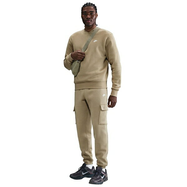 ナイキ メンズ カジュアルパンツ ボトムス Men's Club Fleece Cargo Pants Parachute Beige/parachute ..